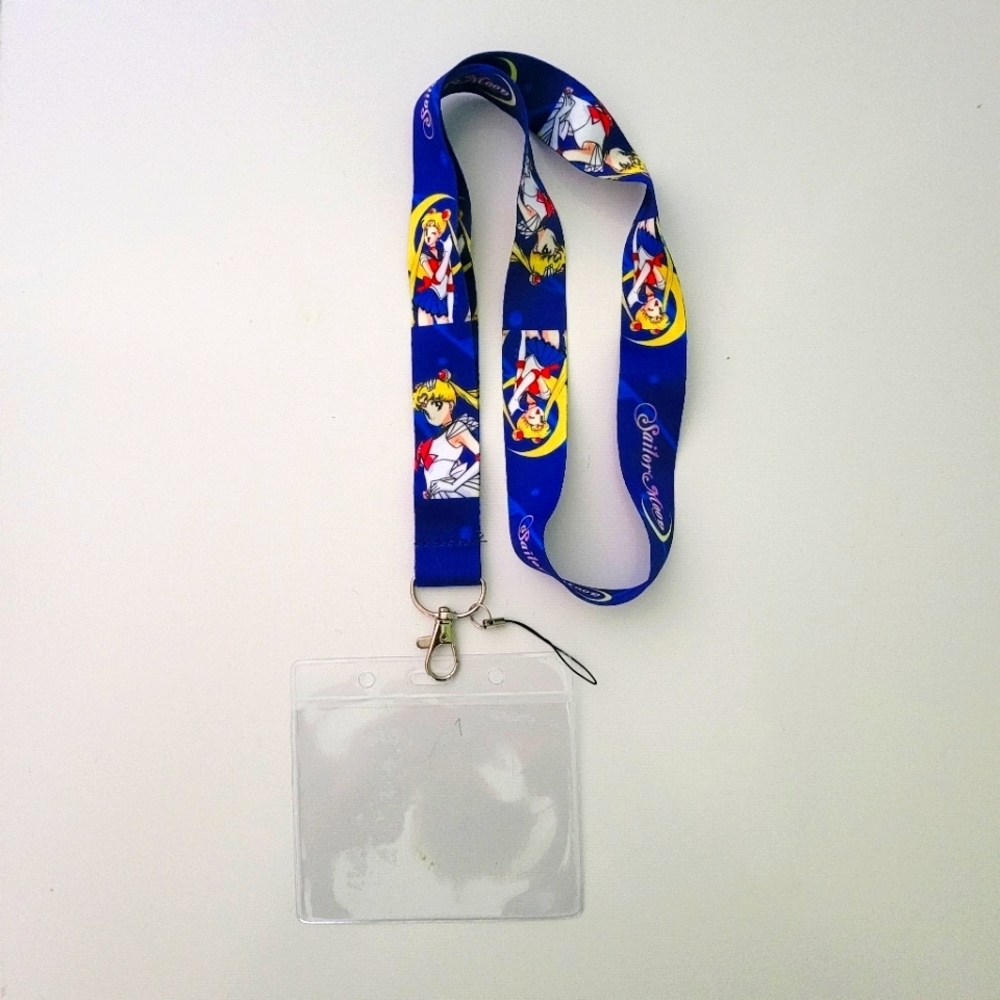 Sailor Moon Purple Lanyard & Vaccine Card Holder